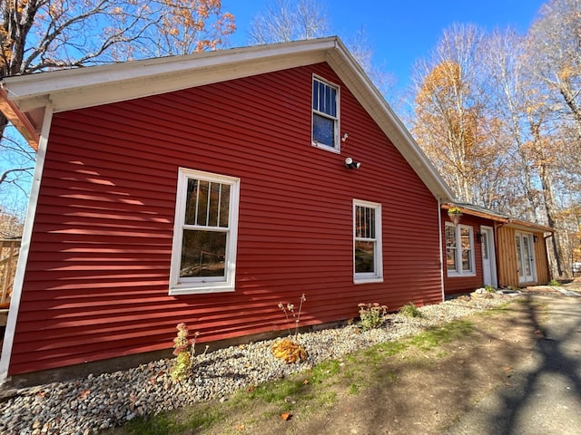 view of side of property