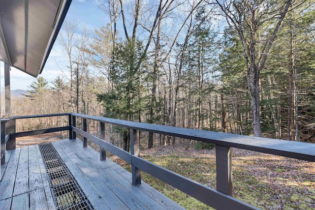 69 Grandview Dr, Woodstock, NH 03293 - view of wooden deck