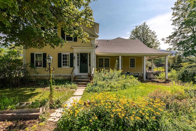 view of front of property