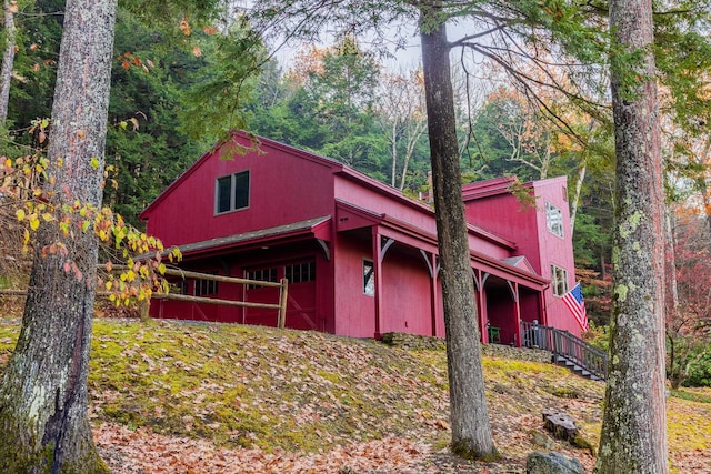 view of front of home