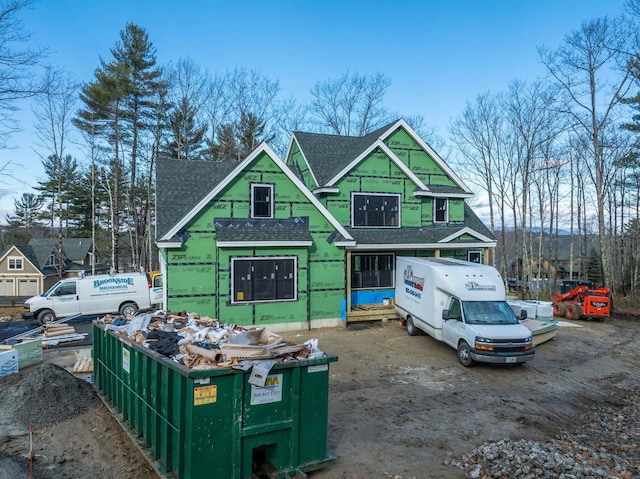 view of property in mid-construction