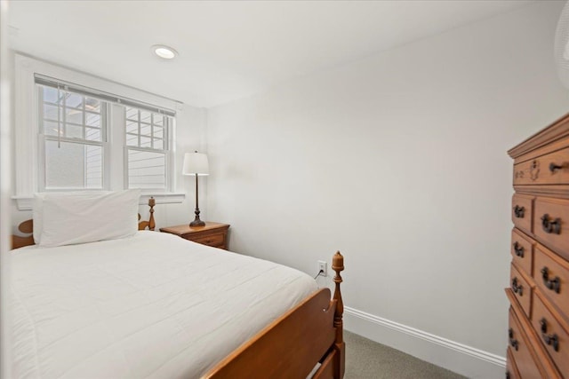 bedroom with carpet flooring