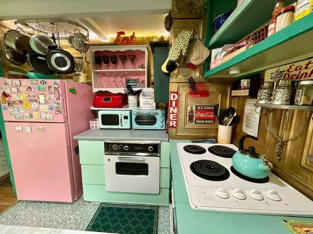 kitchen with white appliances