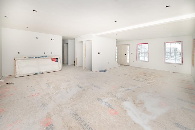 view of unfurnished living room