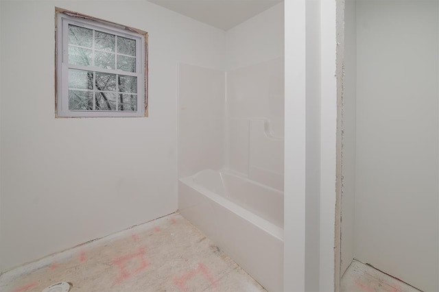 bathroom featuring plus walk in shower