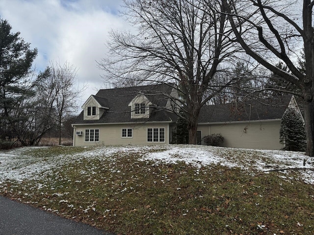 view of cape cod house