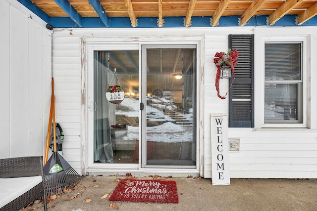 view of property entrance