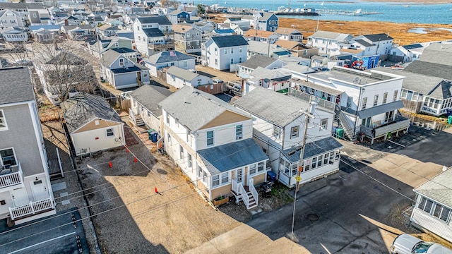 7 Perkins Ave Unit A, Hampton, NH 03842 - aerial view of residential area with a large body of water