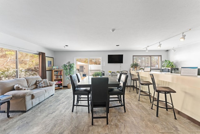 dining room featuring light hardwood / wood-style floors