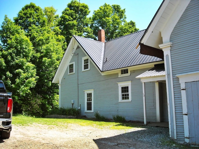 view of rear view of property