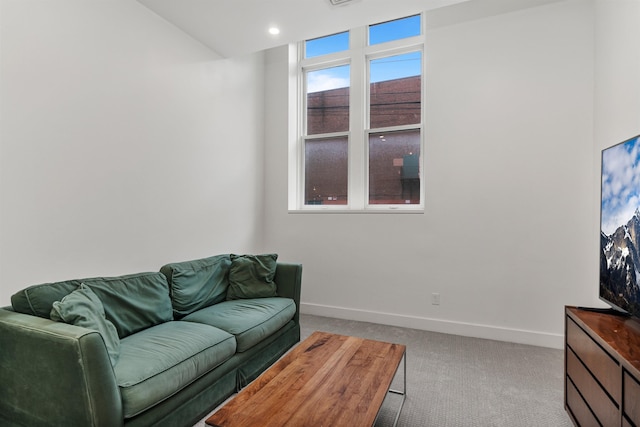 131 Main St Unit 2A-1, Burlington, VT 05401 - living area with carpet floors and baseboards
