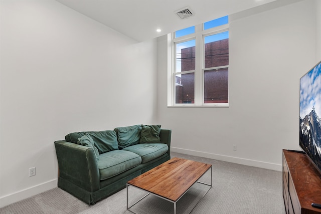 131 Main St Unit 2A-1, Burlington, VT 05401 - living room with baseboards and light colored carpet