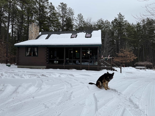 view of front of house