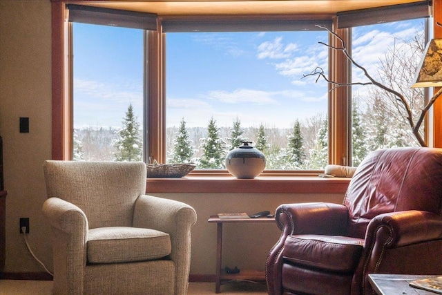 view of sitting room