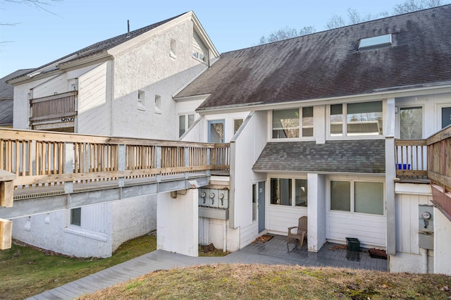 view of rear view of house