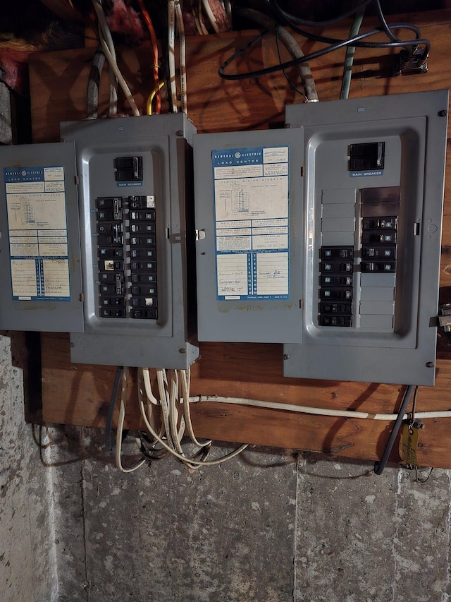 utility room featuring electric panel