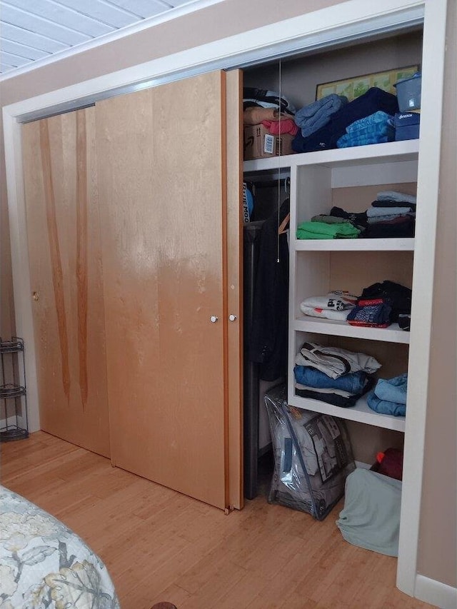 view of closet