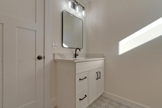 17 Durant Rd, Berwick, ME 03901 - bathroom with vanity and speckled floor