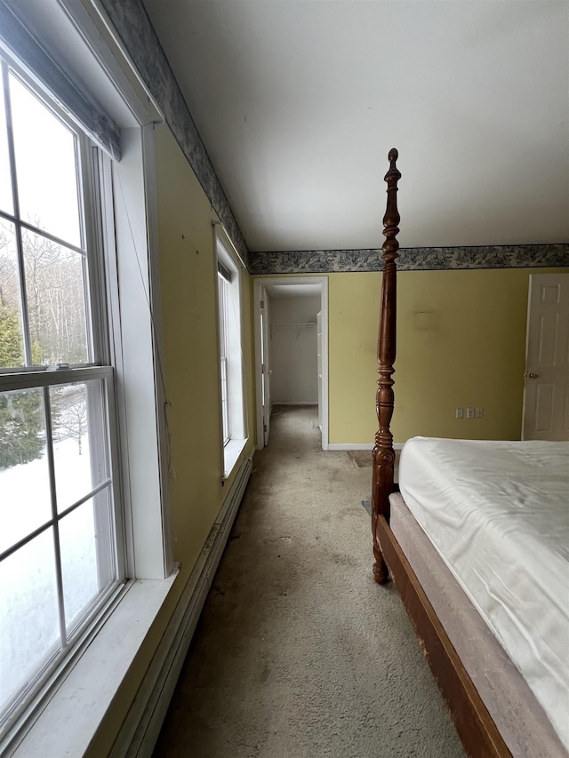 unfurnished bedroom featuring carpet flooring