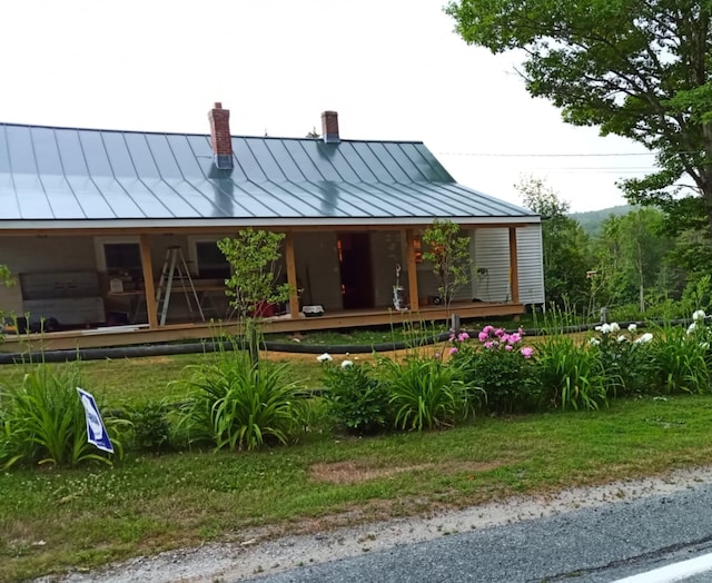 view of rear view of property