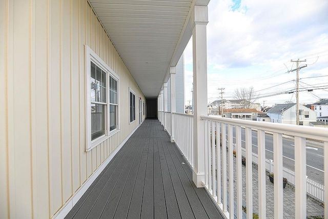 view of deck