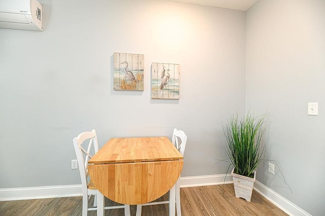 dining room featuring hardwood / wood-style floors