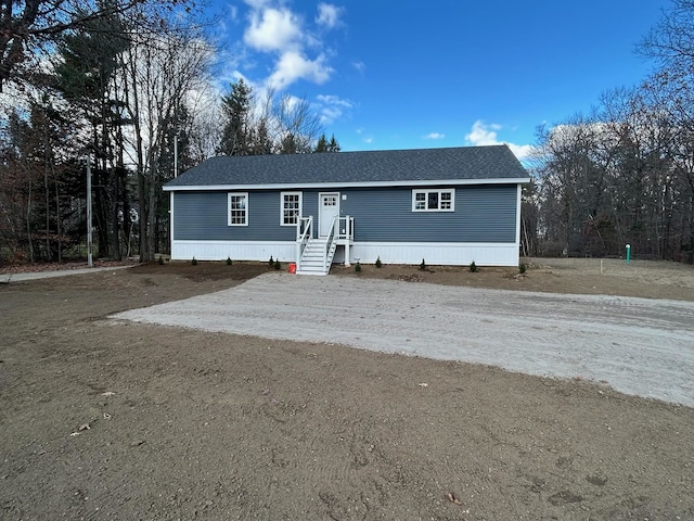 view of manufactured / mobile home