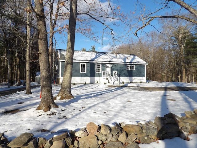 view of ranch-style house