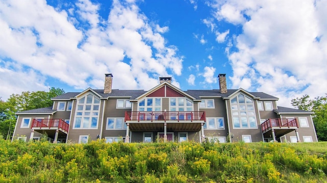 view of back of property