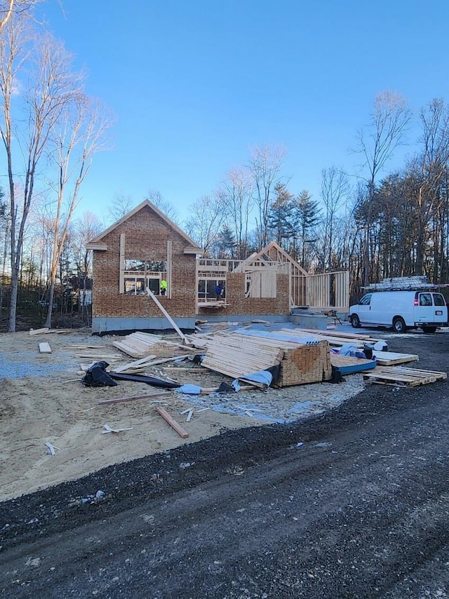 view of front of property