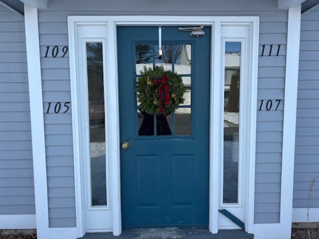 view of entrance to property