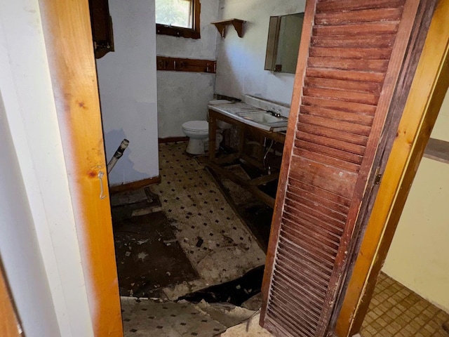 bathroom with toilet