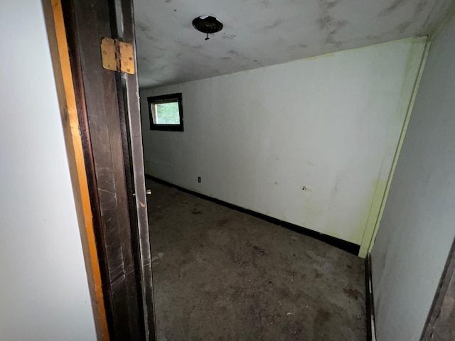 view of basement