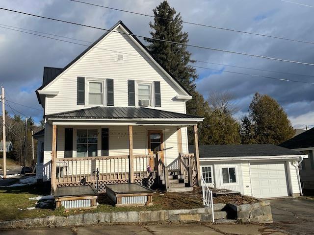 view of front of home with a porch