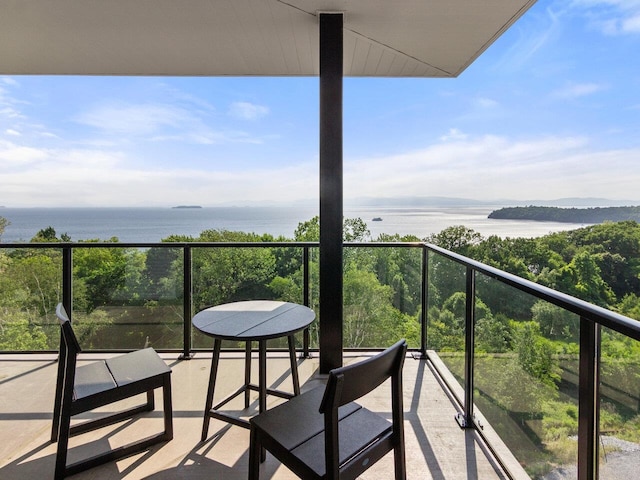125 Cambrian Way Unit 609, Burlington, VT 05401 - balcony featuring a water view