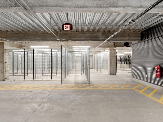 125 Cambrian Way Unit 609, Burlington, VT 05401 - parking deck with a garage door opener
