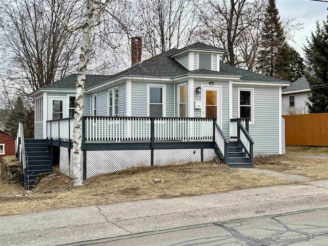 view of bungalow