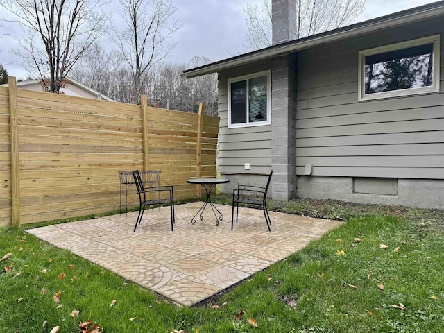 view of patio / terrace