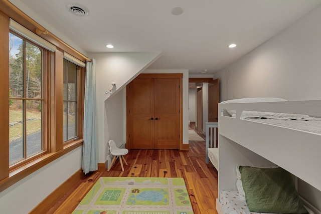 interior space with light wood-type flooring