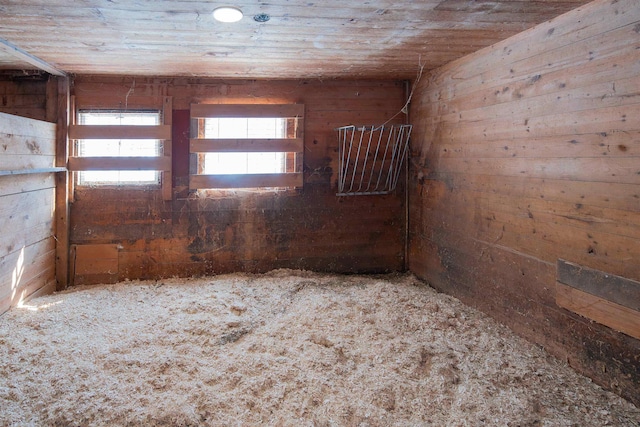 view of horse barn