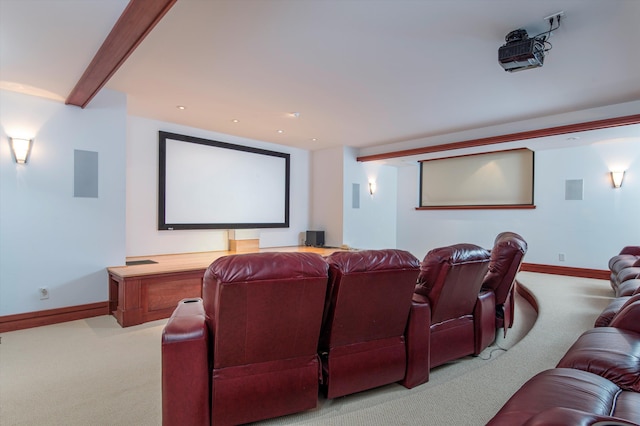 51 E Ash Rd, Plymouth, VT 05056 - cinema featuring beam ceiling and light carpet