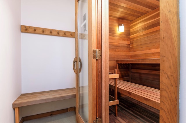 360 Okemo Trailside Ext Unit 37C, Ludlow, VT 05149 - sauna with wooden ceiling