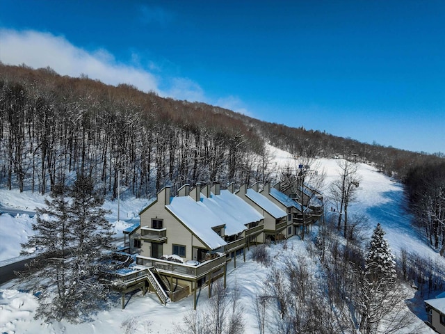 360 Okemo Trailside Ext Unit 37C, Ludlow, VT 05149 - view of snowy aerial view