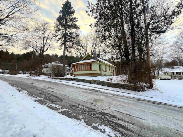 view of road