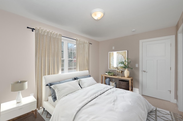 bedroom with carpet flooring