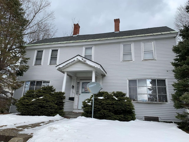 view of front of property