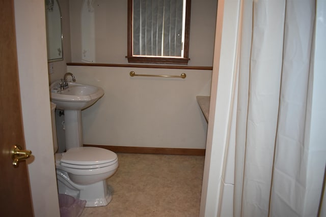 bathroom with toilet