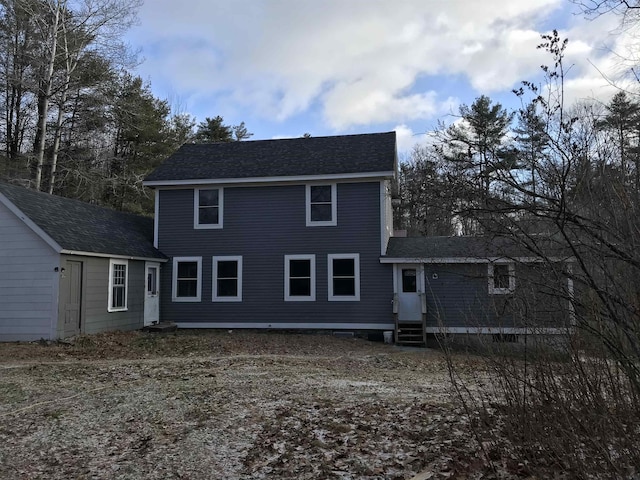 view of rear view of house