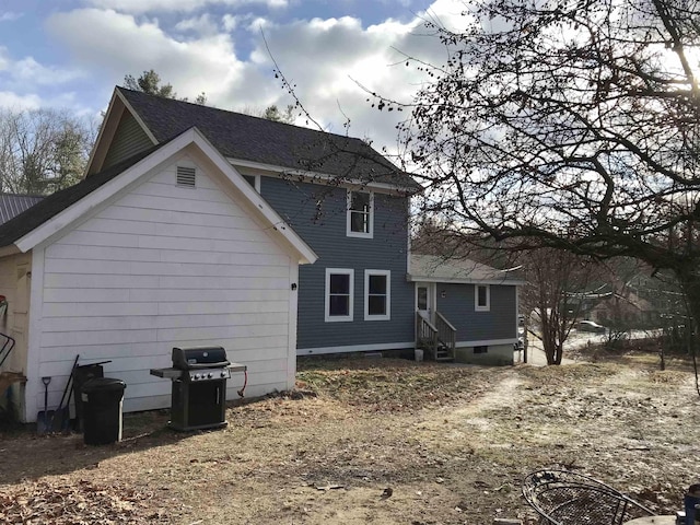 view of back of property