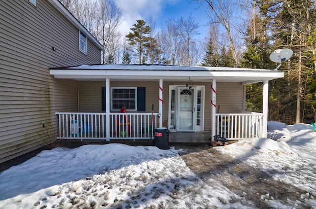 view of front of home